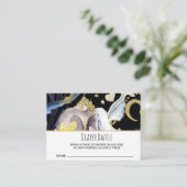 *~*スターズおとぎ話のベビーシャワーおむつのラッフル エンクロージャーカード (スタンド正面)