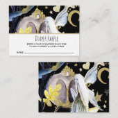 *~*スターズおとぎ話のベビーシャワーおむつのラッフル エンクロージャーカード (正面/裏面)