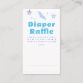 スターズおむつラッフルベビーシャワーチケット エンクロージャーカード (正面)