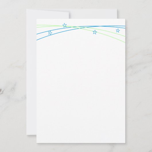 スターズお洒落ファミリー懇親会またはパーティの招待状 招待状 (裏面)