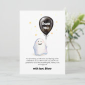 スターズお洒落リトルブバルーンベビーシャワー サンキューカード (スタンド正面)