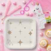 スターズきらめくコレクションプレート ペーパープレート (パーティー)