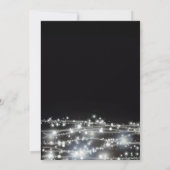 スターズきらめくブラック&ホワイトパーティの招待状 招待状 (裏面)