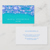 スターズきらめくブルーとターコイズフェスティバル 名刺 (正面/裏面)
