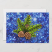 スターズきらめくホリデーパーティー招待状 招待状 (裏面)