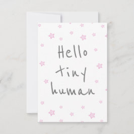 スターズのかわいい歓迎ベビー/誕生おめでとう カード