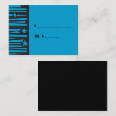 スターズへのラダーこうもりバー(ユダヤ教の)バル・ミツバーシーティングカード プレイスカード (正面/裏面)