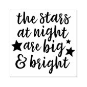 スターズアットナイトテキサス州ラバーアートスタンプ ラバースタンプ (インプリント)