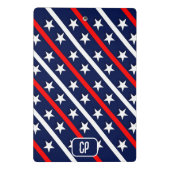 スターズアンドストライプアメリカ国旗のカスタム ミニクリップボード (裏面)