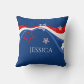 スターズアンドストライプアメリカ国旗 クッション (裏面)