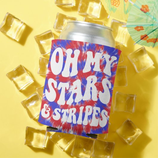 スターズアンドストライプスレトロ7月4日パーティー 缶クーラー (インサイチュ 夏)