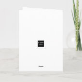 スターズアンドストライプズ愛国退役軍人モダン局 サンキューカード (裏面)