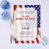 スターズアンドストライプフォーエバーグフラグメモリアルデー チラシ (シングル)