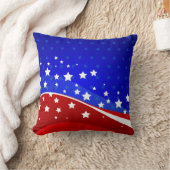スターズアンドストライプ愛国的デザイン クッション (ブランケット)