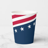 スターズアンドストライプ愛国的ピクニックパーティー8oz 紙コップ (裏面)