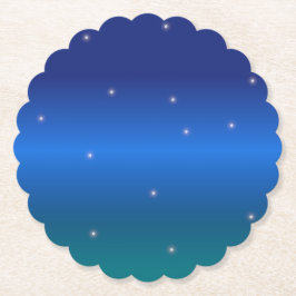 スターズアンドナイトスカイウィンター魔法 ペーパーコースター