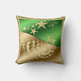 スターズアンドピーコック装飾用クッション クッション