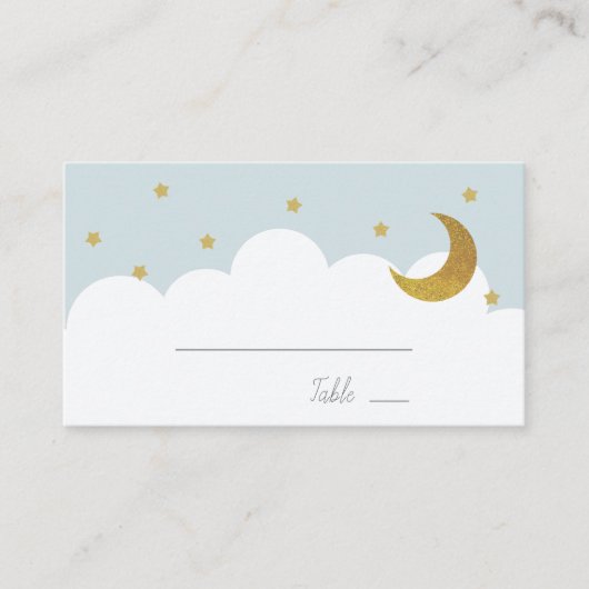 スターズアンドムーンベビーブルーボーイ プレイスカード (正面)