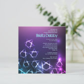 スターズアンドライトズバーバルミツワー招待状 招待状 (スタンド正面)