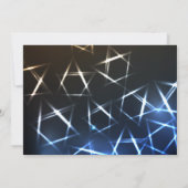 スターズアンドライトバーバルミツワー招待状 招待状 (裏面)