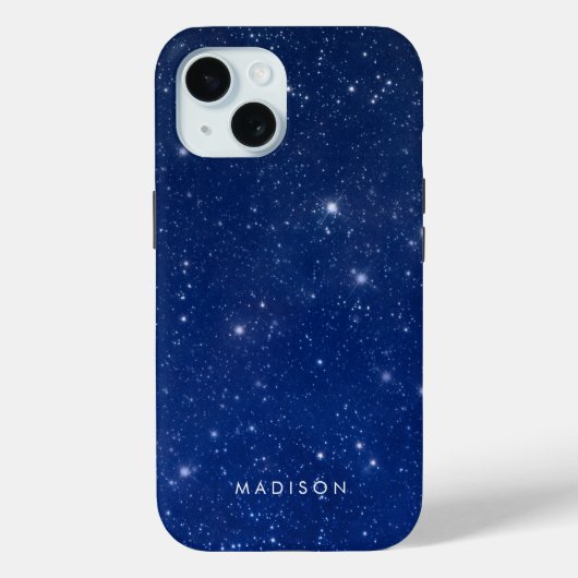 スターズインアブルーナイトスカイ宇宙 Case-Mate iPhoneケース (裏面)
