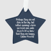 スターズインザスカイリメンブランスアクリルオーナメント オーナメント (裏面)