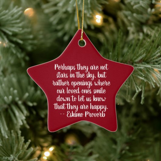 スターズインザスカイ記憶オーナメント セラミックオーナメント (ツリー)