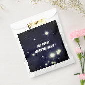 スターズイン深い宇宙ダークブルーハッピーバースデー フェイバーバッグ (封をした状態)
