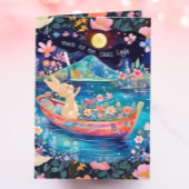 スターズウォーターの色のフローラ卒業 カード