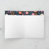 スターズウォーターの色のフローラ卒業 カード (内部)