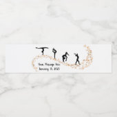 スターズウォーターボトルラベルの体操リーチ ペットボトルラベル (シングルラベル)