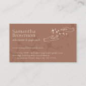 スターズエレガントエナジーヒーリングハンズ霊気セラピー 名刺 (裏面)