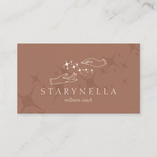 スターズエレガントエナジーヒーリングハンズ霊気セラピー 名刺 (正面)