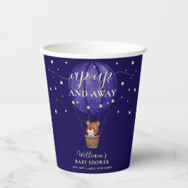 スターズエレガントベアホットエアバルーン男の子ベイビーシャワー 紙コップ