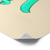 スターズカントタイポグラフィポスター ポスター (角)