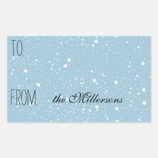 スターズギフトラベル 長方形シール (正面)