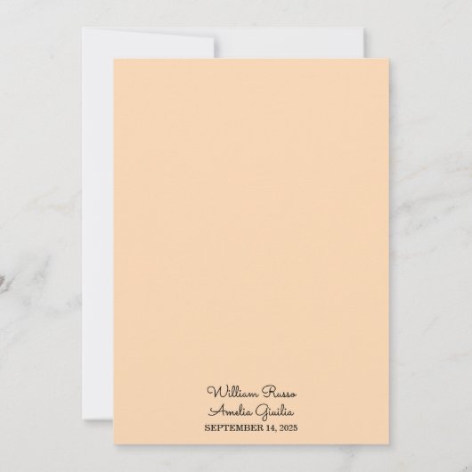 スターズグラムブライトパステルグラデーショングリッター結婚ズ 招待状 (裏面)