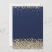 スターズケーキ紙吹雪ダイヤモンドスウィート16 招待状 (裏面)