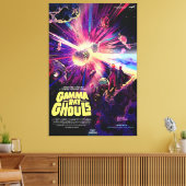 スターズコリジョンレインボー爆発 キャンバスプリント (インサイチュ (リビング))