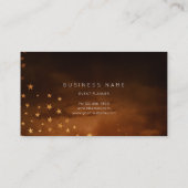 スターズゴールデンサークルブラックブラウンビップ 名刺 (裏面)