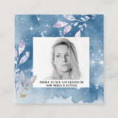 *~*スターズシック人気があるヘアモデル女優PHOTO スクエア名刺 (正面)