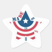スターズストライプアート 星シール (正面)
