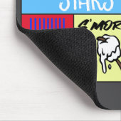 スターズストライプモーレスアメリカンキャンプ マウスパッド (コーナー)