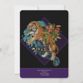 スターズタイガーアート結婚式招待状 招待状 (裏面)