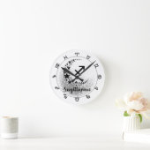 スターズタイム！魔法の〔占星術の〕十二宮図時計を！ ラウンド壁時計 (ホーム)