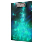 スターズナイトスカイミッドナイトエメラルドグリーンミルキーウェイ クリップボード (左)