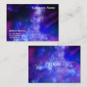 スターズナイトスカイミッドナイトピンクフレア 名刺 (正面/裏面)