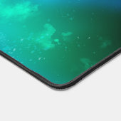 スターズナイトスカイミッドナイトミルキーウェイエメラルド デスクマット (コーナー)