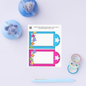 スターズパーティー ギフトやお favors 袋タグ チラシ (シングル)