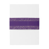 スターズパープルと金ゴールド結婚ズ 招待状ベリーバンド (裏面例)